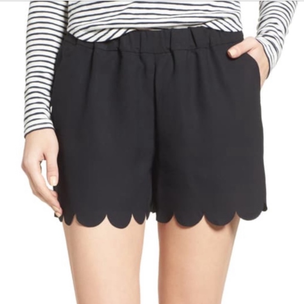 NWT Madewell‎ Scalloped Hem Pull On Shorts XXS